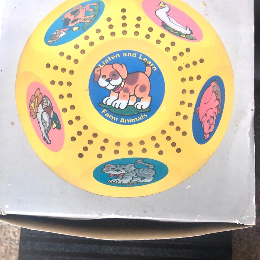 Texas Instruments Listen & Learn Sound Learning Farm Animals Rolling Ball New - Picture 3 of 6